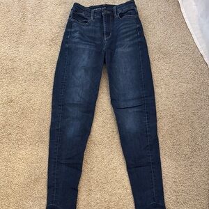 American Eagle Outfitters Dark Indigo Skinny Jeans